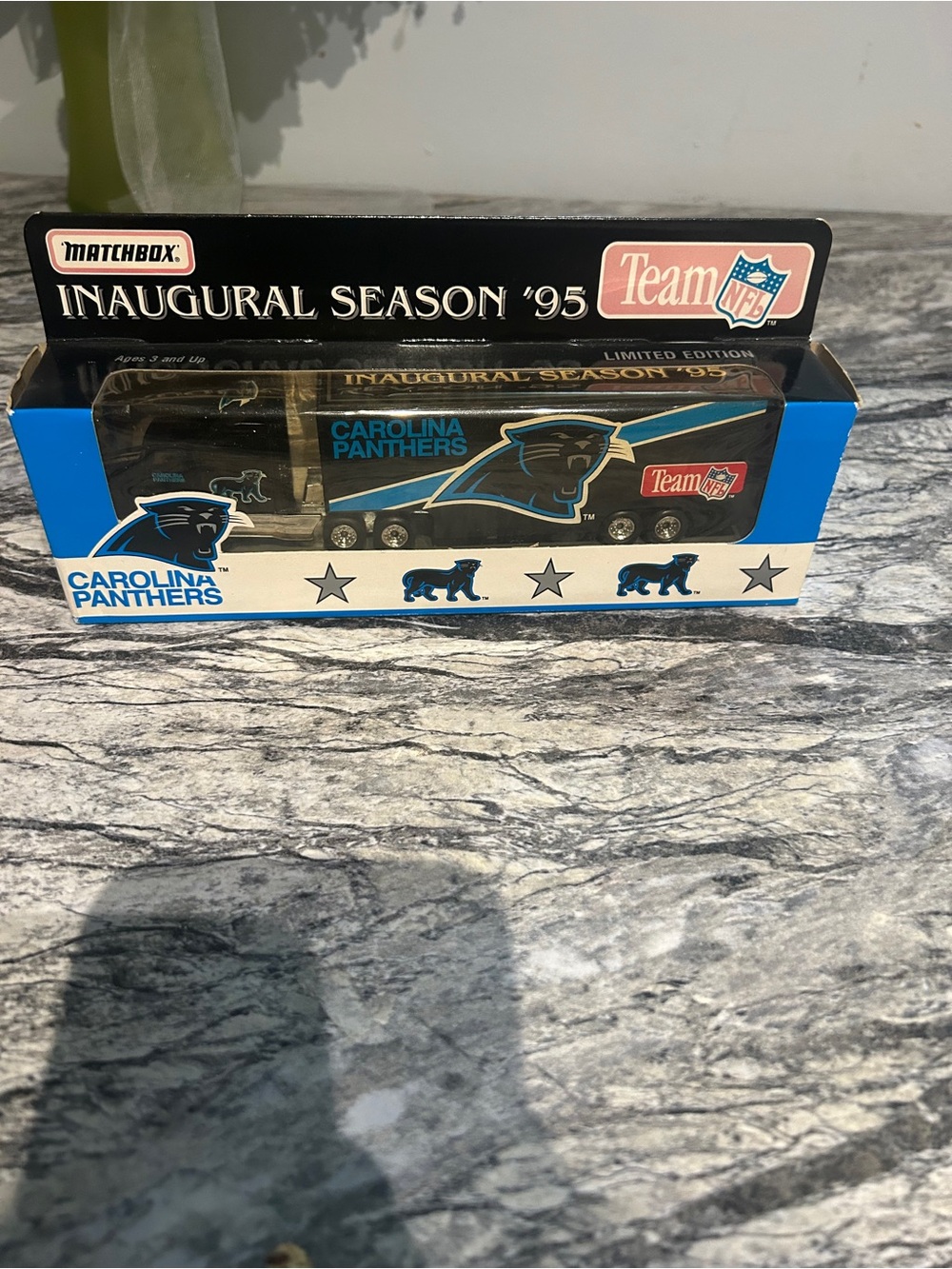 VintageMatch Carolina Panthers Inaugural Season '95 Team Truck Toy -
